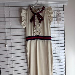 Beautiful slim fit ivory dress